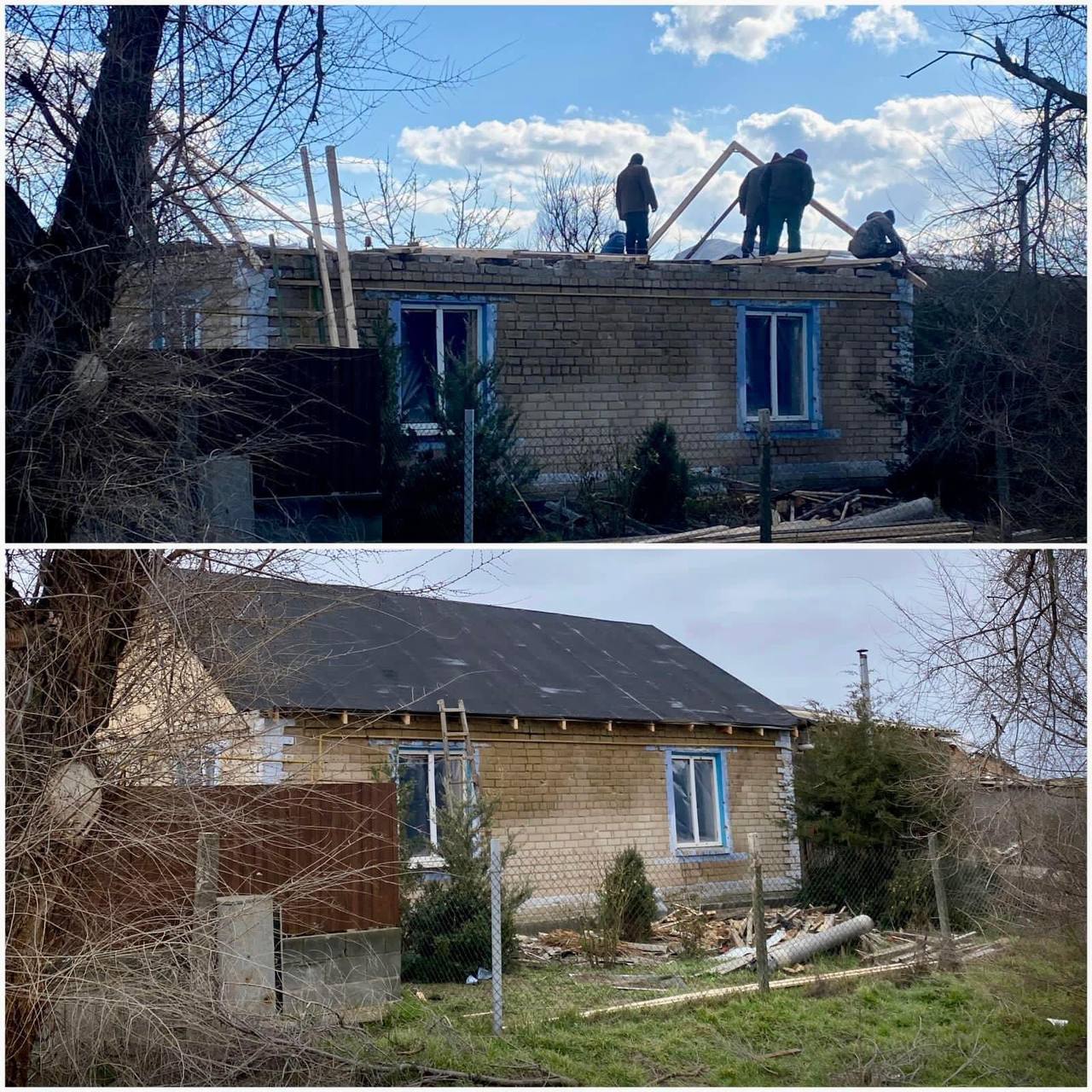 Волонтери з Рівенщини за тиждень відремонтували 29 будинків в Олександрівці